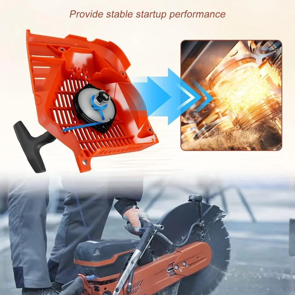 

Простая установка, старт, часть электроинструмента, замена бетонной пилы, как показано на рисунке, стартер, простая установка