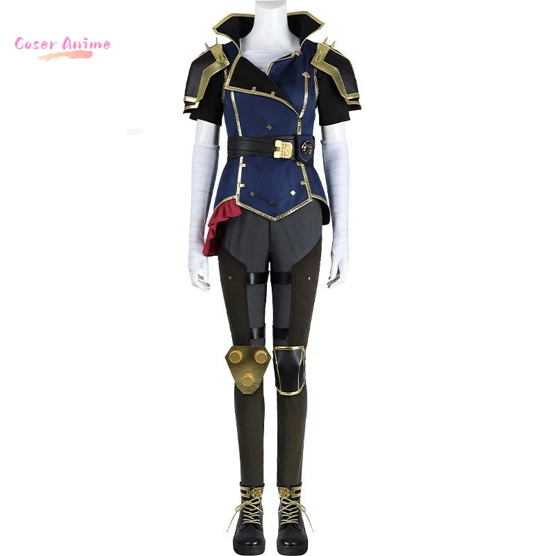 Coser Game LOL Vi Cosplay Costume Uniform Halloween Carnival Party Christmas Play Role Clothes Clothing