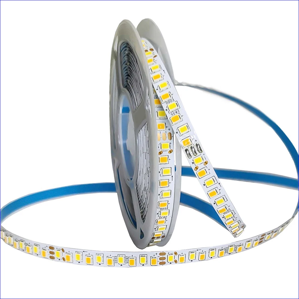 5meters 2835-7mm-200D Three Colors Constant Current full spectrum eye prtection LED Strip 5B9C×2 20W×2/Meter SANAN Chip Ra97