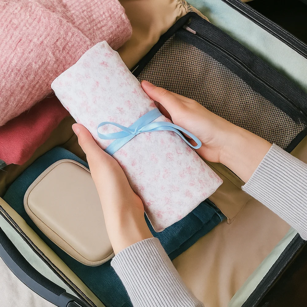 

Floral Pattern Makeup Brush Bag Pink Large Capacity Cosmetic Storage Bag Beauty Tool Eyebrow Pencil Box Makeup Brush Organizer