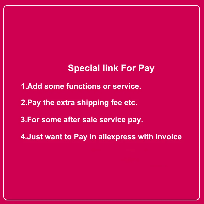 1 Special Link for Our Customers to pay the extra fee Dual System Software