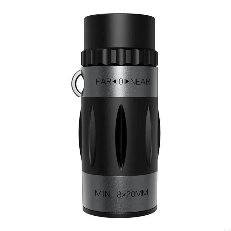 L1EE 8x20 Monocular with Easy Focusing Reticles for Travelers and Outdoor Enthusiasts Quality Optical Lens Glass