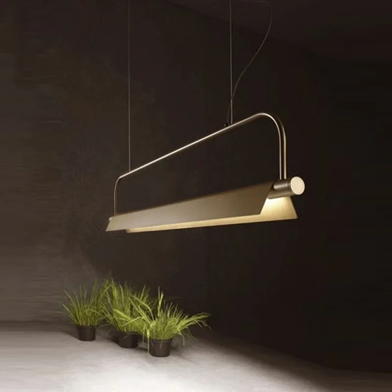 Iron LED Chandelier Luxurious Minimalist Ceiling Lamp Living Room Restaurant Study Ceiling Light Electroplating Lighting Lamps