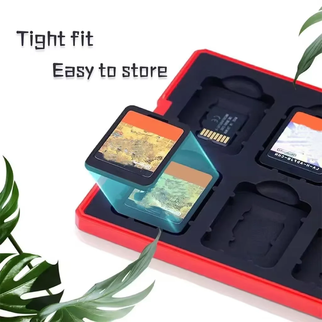 BANGSHE 12 in 1 draagbare doos compatibel met Nintendo Switch Game Card Storage Hard Case Holder Box voor Switch Oled-accessoires