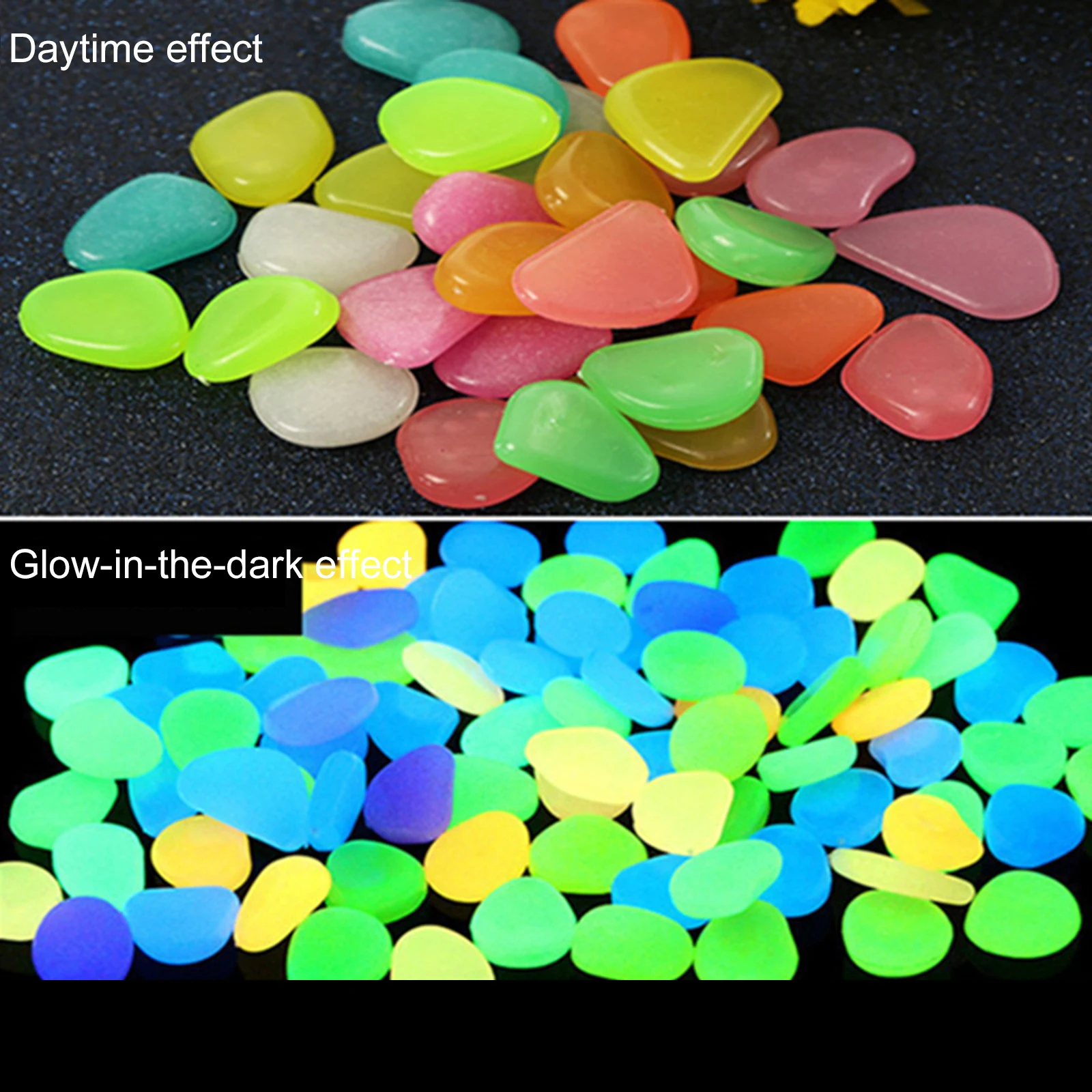200-1000 Pcs Luminous Rock Sto - огляд і ціна Aquarium Decoration Rock
