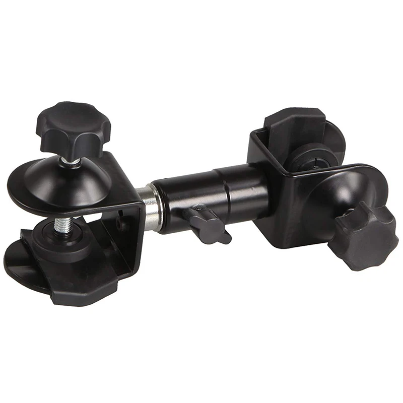 Camera Umbrella Sunshade Holder, Braçadeira Suporte, Acessórios de Suporte para DSLR, Canon, Nikon, Fotografia Lâmpada, 1/4 Tripé