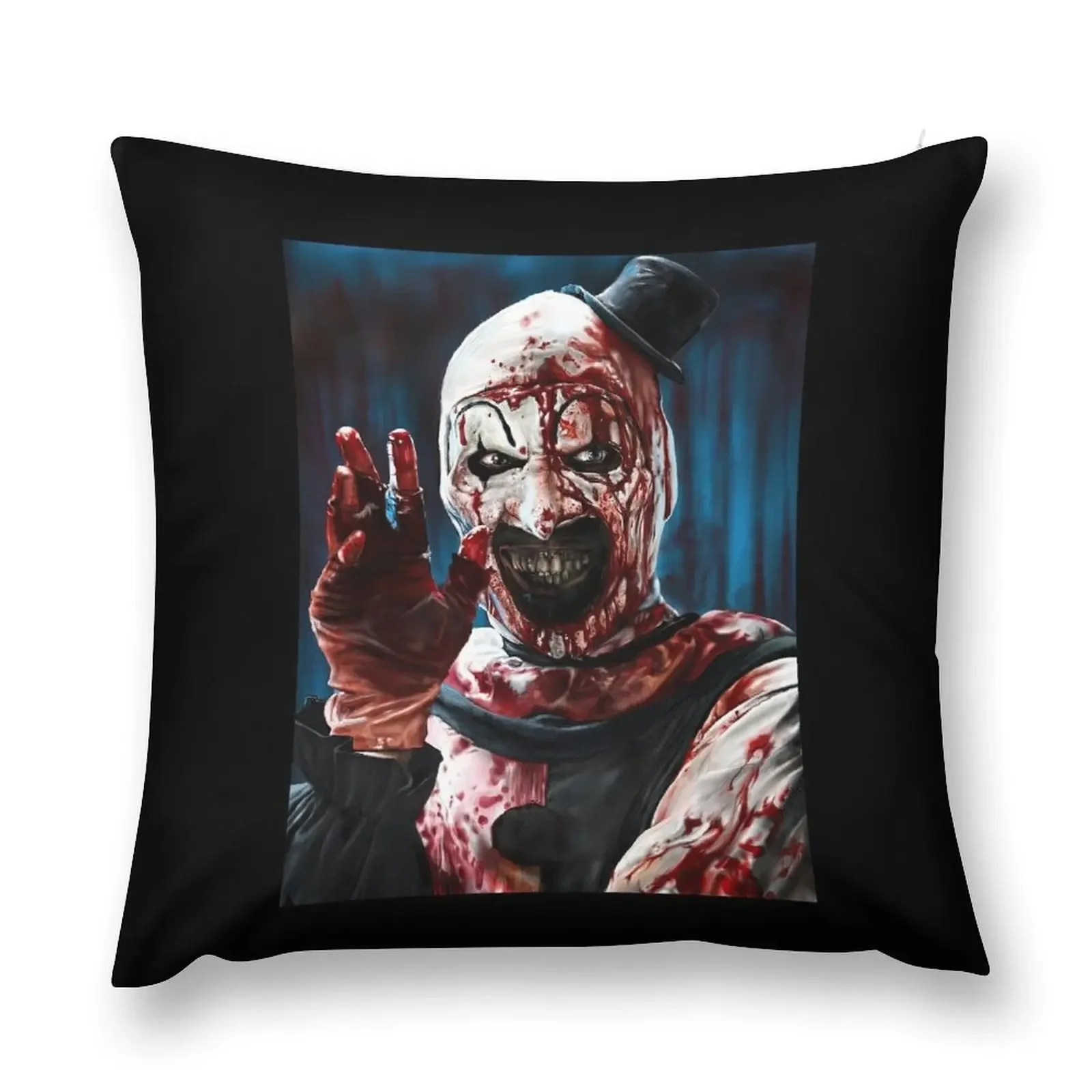 

The Clown Drawing Art Throw Pillow ornamental pillows for living room Christmas Pillowcase pillow