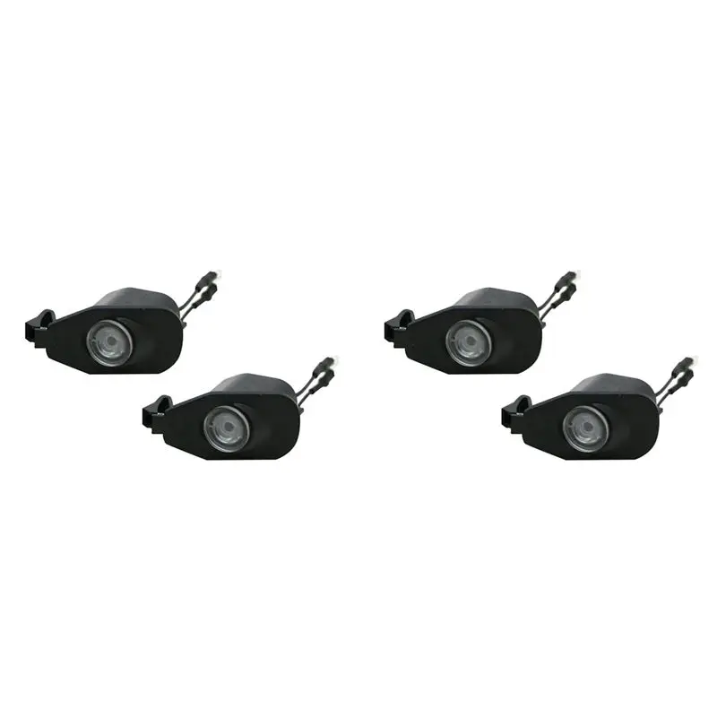 

4X For Ford Mustang 2013-2022 LED Side Puddle Laser-Rearview Mirror Puddle Welcome Courtesy Logo Lights-T61C