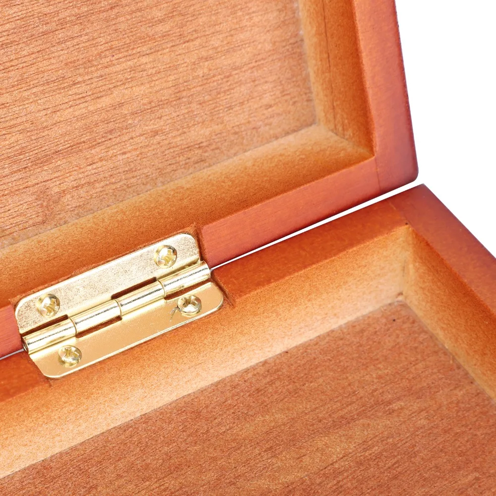 1pcs Lightweight Wooden Painting Storage Box Secure Locking Clasps Multi-functional Design Portable Painting Box