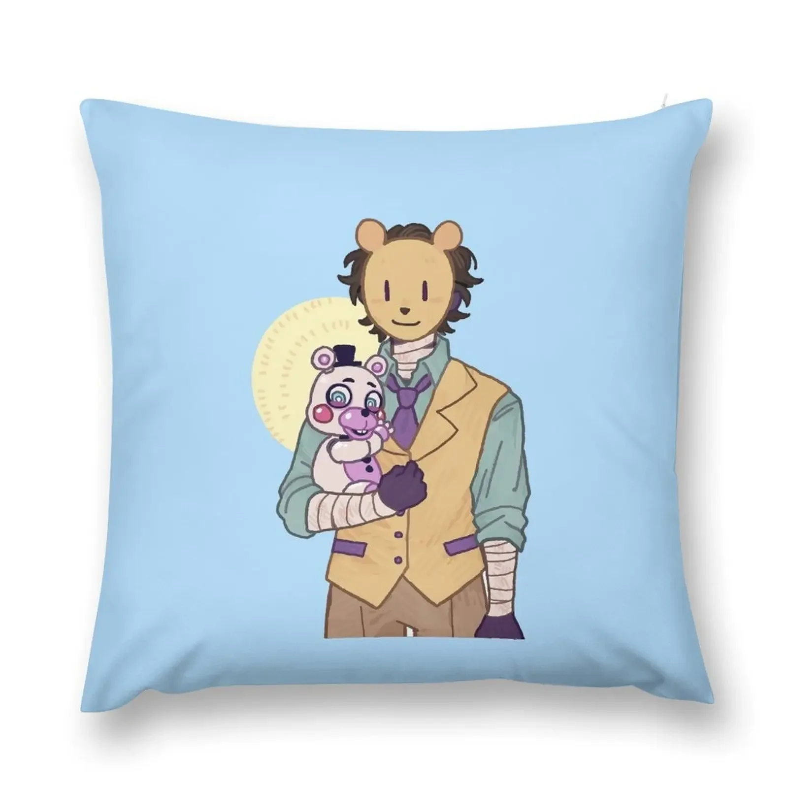

Michael Afton Funny Sticker Throw Pillow Cushion Cover Set pillows decor home Sofa Cover pillow