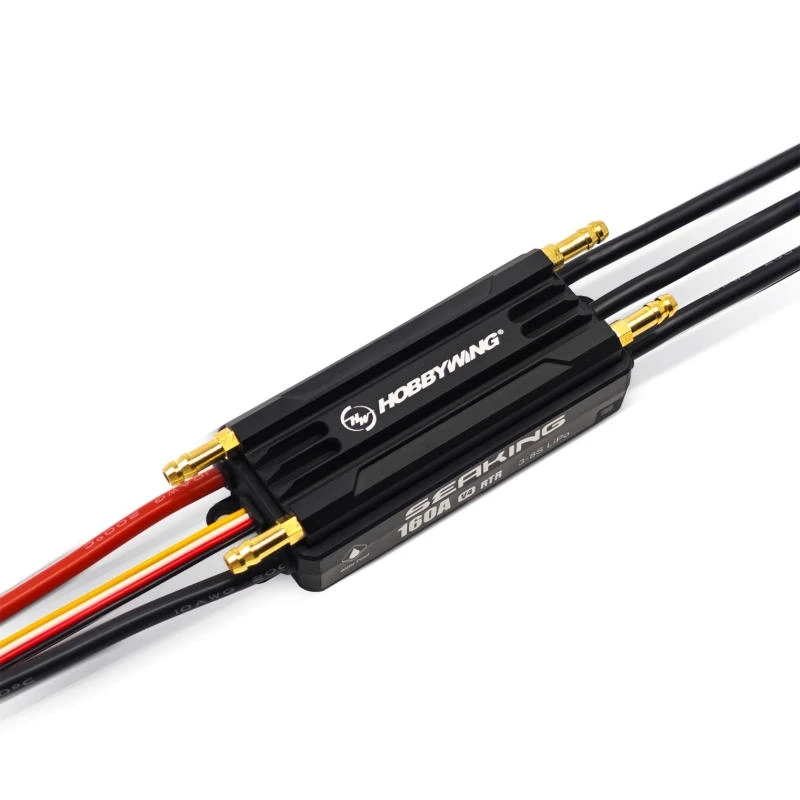 Hobbywing Seaking V4 120A/160A/200A/300A ESC / Elektroniczny regulator obrotów z BEC / Chłodzenie wodne do łodzi RC
