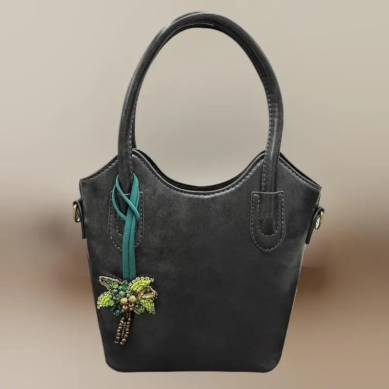 ثلاثية الأبعاد اليدوية الترتر حجر الراين الديكور شجرة جوز الهند حبل معلق كريستال التصحيح حقيبة يد الملابس DIY بها بنفسك الديكور الحبل زين