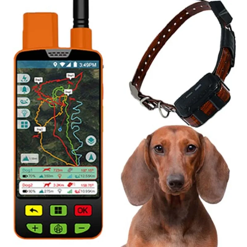 

Водонепроницаемый GPS-ошейник для охотничьих собак с поддержкой 4G/WiFi и портативным устройством для профессионального использования (товары для животных)