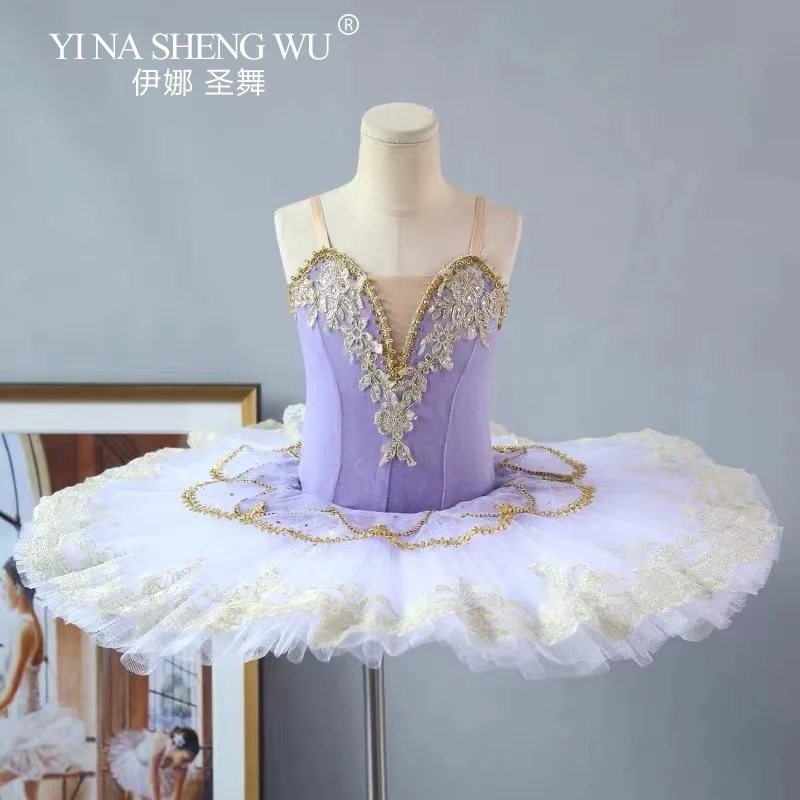 สีขาวบัลเล่ต์ Tutu เด็กผู้หญิงผู้ใหญ่ผู้หญิงเครื่องแต่งกายเต้นรําบัลเล่ต์ Ballerina ผู้ใหญ่ Professional บัลเล่ต์ Tutu ชุดผู้หญิงใหม่