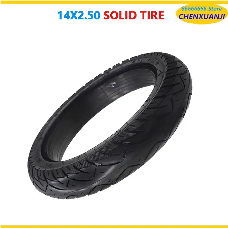

Обновите свой велосипед: утолщенные цельнолитые шины 14X2.50, безвоздушные и устойчивые к проколам для повышенной безопасности.