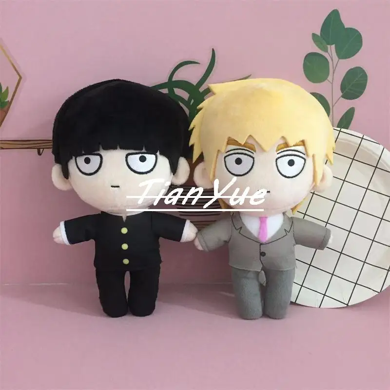 

Cute Mob Psycho 100 Mob and Reigen Arataka мягкая кукла Рождественская кукла для детского подарка 20 см