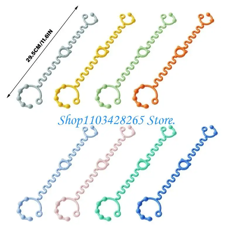 الطفل هوة حامل سيليكون اللهايات سلسلة الرضع التسنين لعبة حزام قابل للتعديل الصغار زجاجة كوب الحبل حزام G2TE