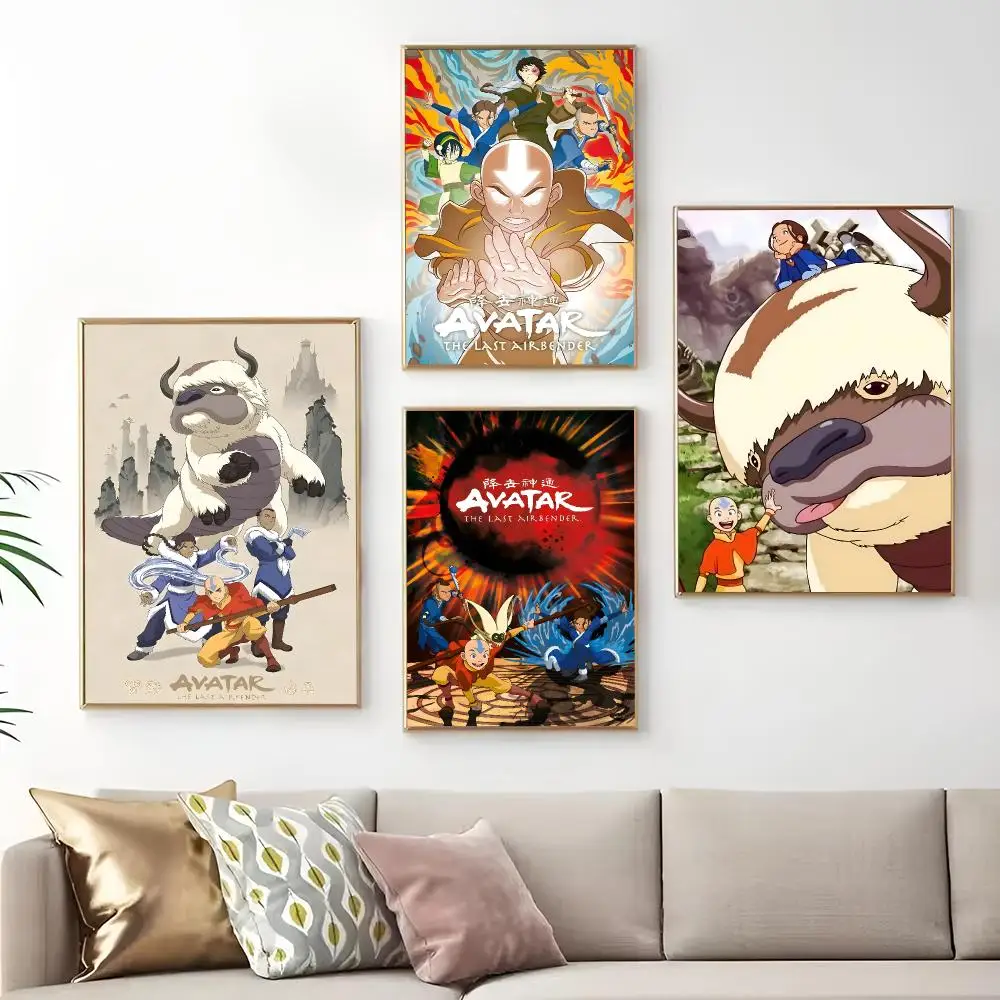 A-Avatar Last A-Airbender Painting Calligraphy Print Canvas Art Pictures Home For Living Room Modern Decor Room Home Decor