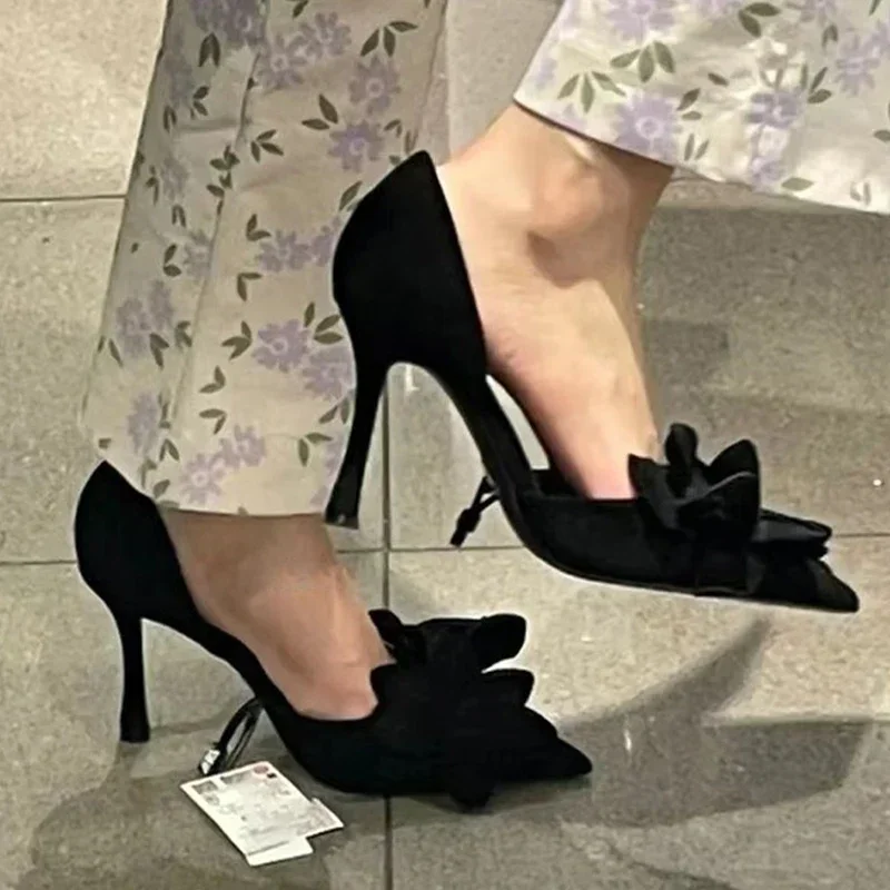 Damskie buty na wysokim obcasie seksowne sandały lato 2024 designerskie nowe buty na imprezę