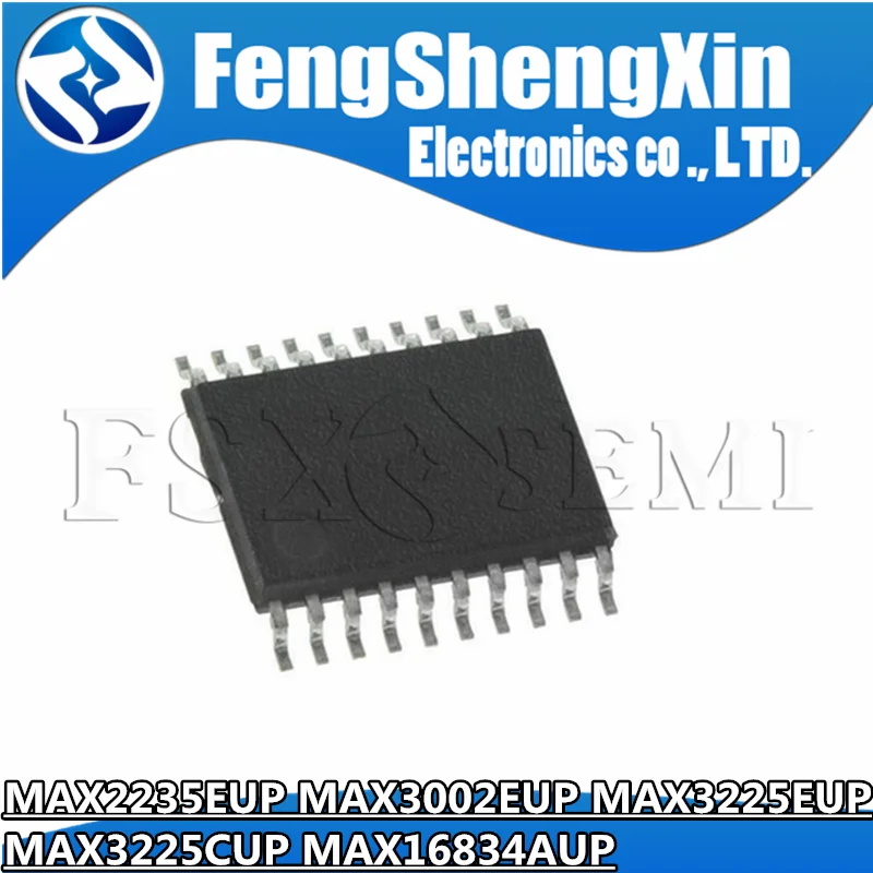 

10pcs MAX2235EUP MAX3002EUP MAX3225EUP MAX3225CUP MAX16834AUP TSSOP20 Chips