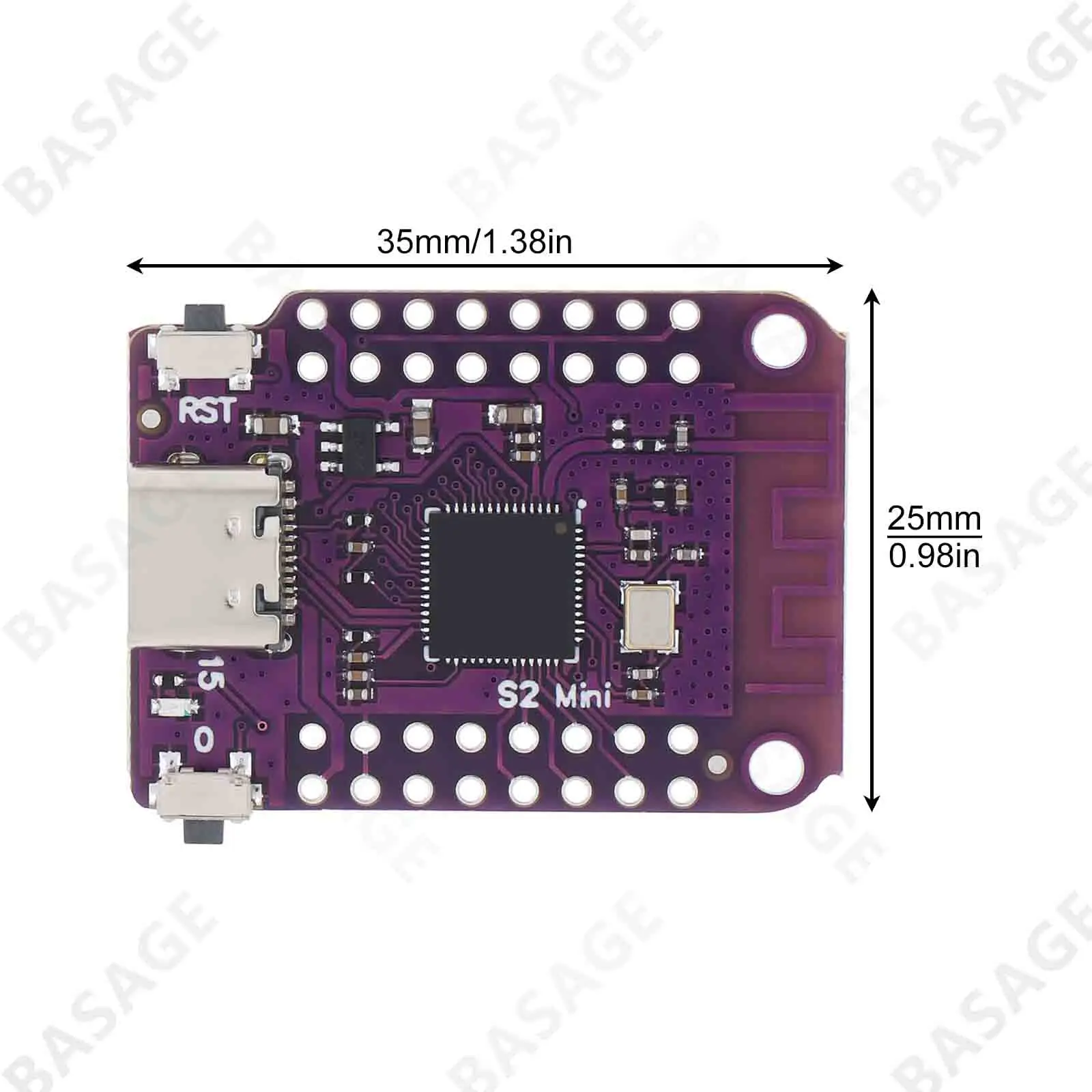 1/2PCS ESP32 S2 Mini WIFI IOT Board Based ESP32-S2FN4R2 ESP32-S2 4MB Flash Type-C Connect Arduino Compatible with MicroPython image 4