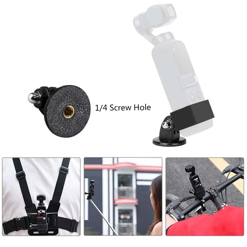 PULUZ Expansion Bracket Frame with Adapter & Screw For DJI OSMO Pocket / Pocket 2 Sports Camera Accessories