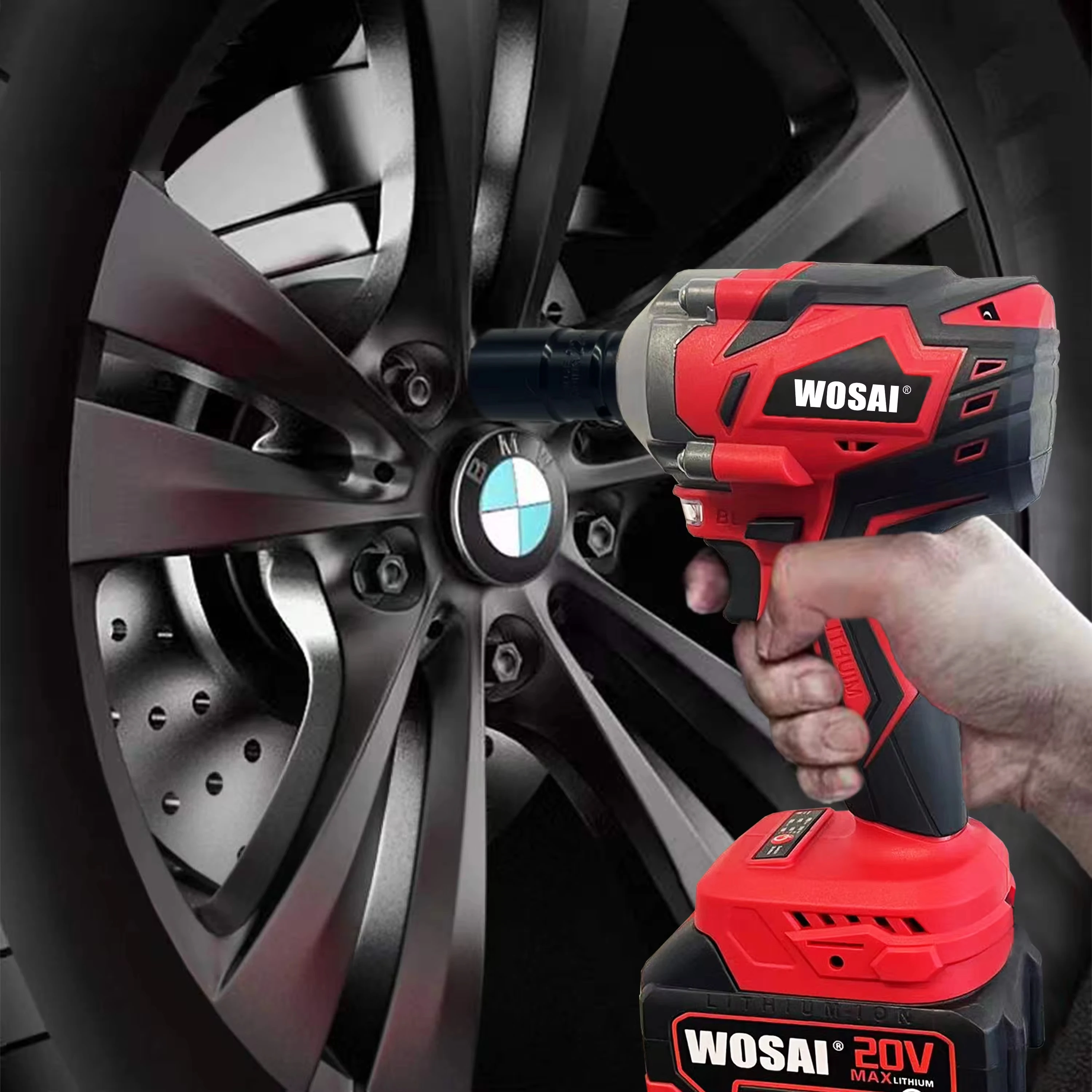 Imagem -02 - Wosai-impact Wrench Power Tool Sets Dominar Cada Tarefa com o Nosso Abrangente