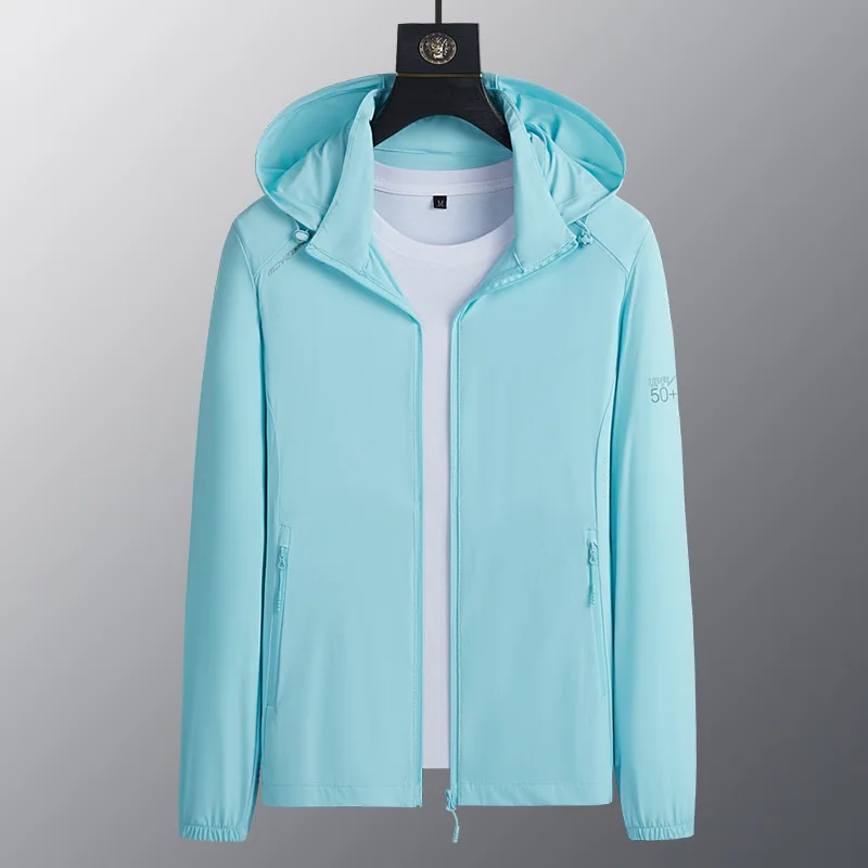 UPF50 Vrouwen Mannen Zomer Outdoor Zonnebrandcrème, Uv-bescherming, licht En Ademend Ijs Zijde Elastische Hooded Rijkleding