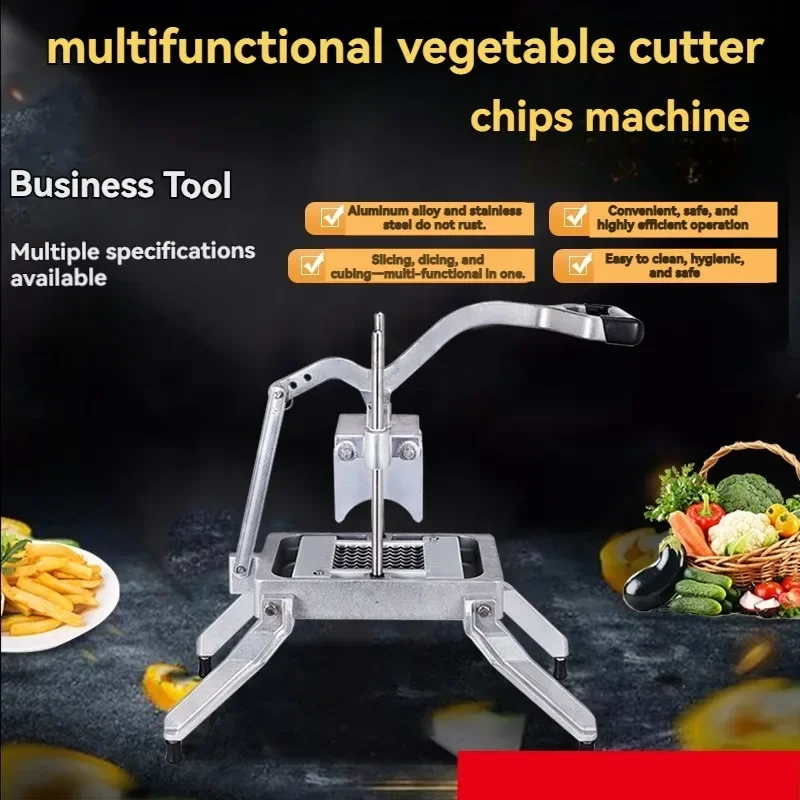 Commercial Multi-functional Vegetable Slicer Wave-shaped Potato Chipper Suitable for Slicing Fruits and Vegetables