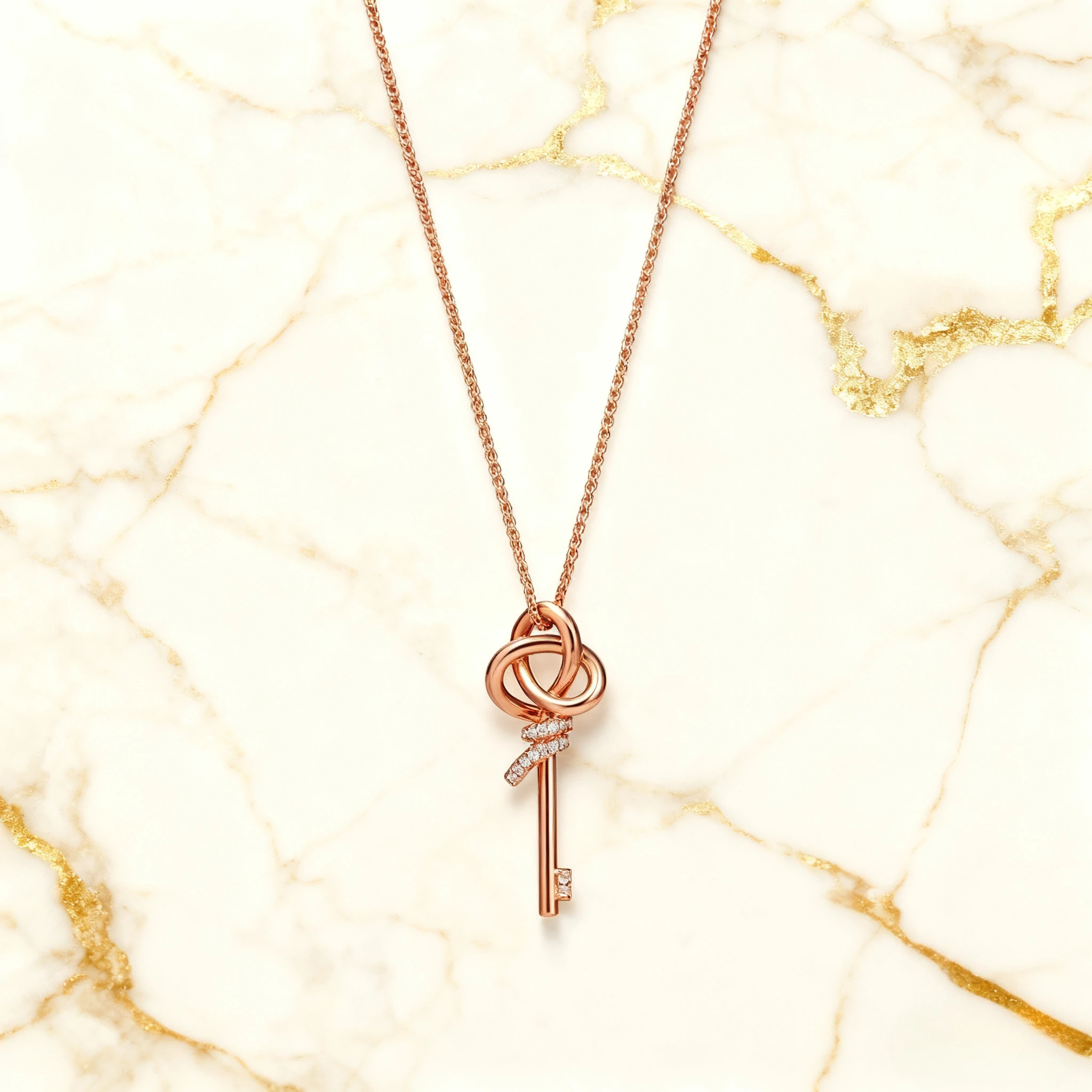 

2025 Модные ювелирные изделия в стиле ретро, классический ключ, женское ожерелье, сладкий подарок-сюрприз