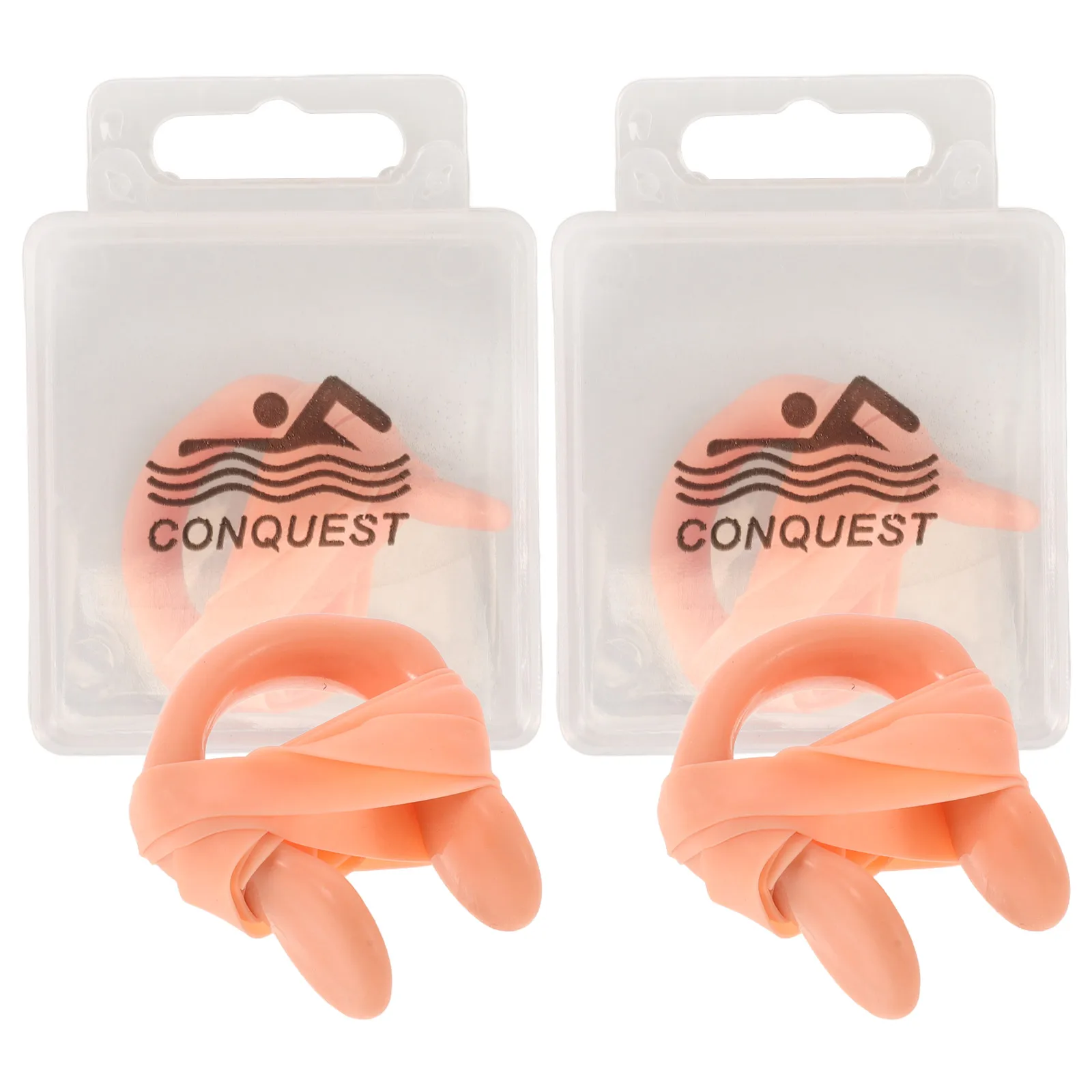 

4Pcs Silicone Nose Clips for Swimming Design Soft Comfortable Durable Swim Accessories for Water Sports