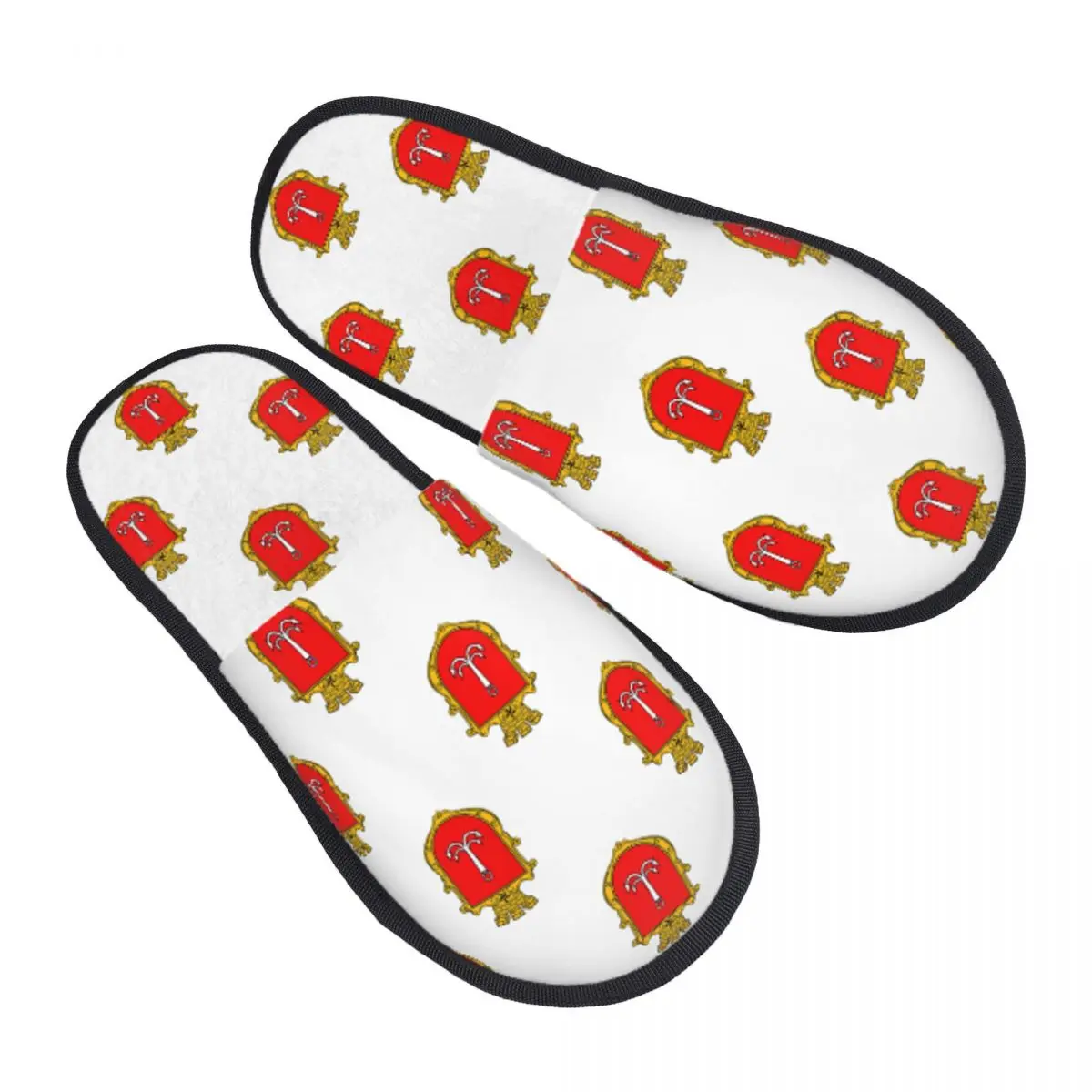 Custom Coat Of Arms Of Odessa, Ukraine Slippers Memory Foam Warm Soft Women House Slipper Indoor Cozy Shoes