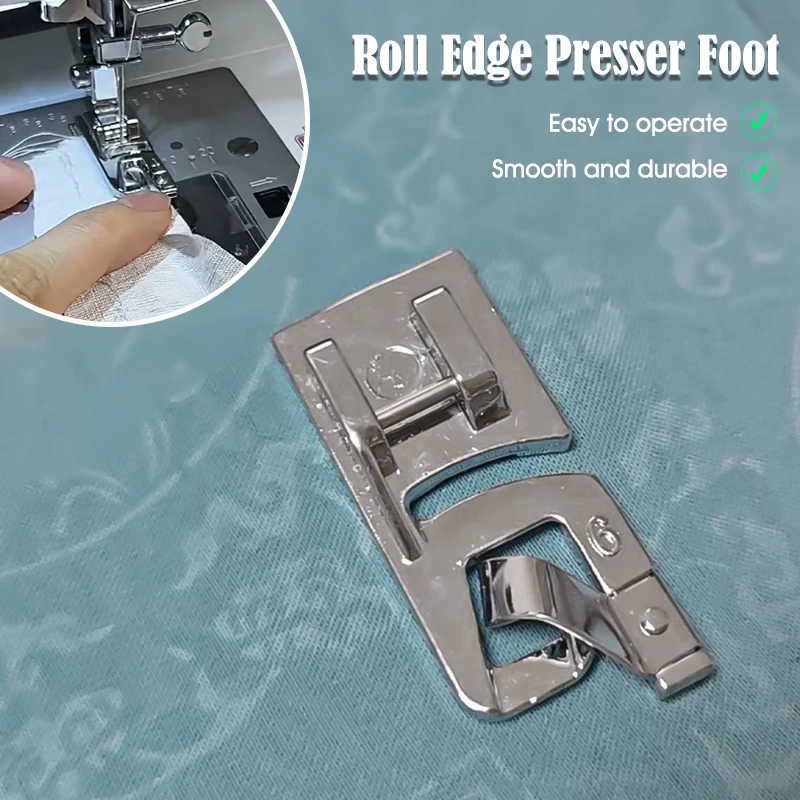 

3pcs Rolled Hem Foot Presser Foot 3MM/4MM/6MM Sewing Machine Sewing Accessories Household Sewing Tools Embroidery Hoop