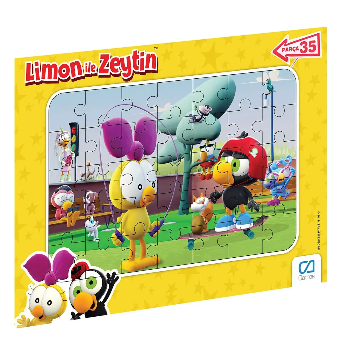 CA 5082-5083 lemon olive Frame Puzzle 35 piece-CA Games