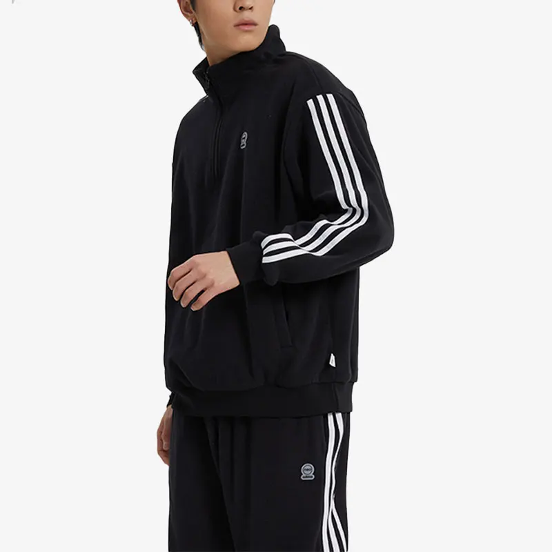 

Официальный флисовый пуловер унисекс Adidas Neo с воротником-стойкой HN8735