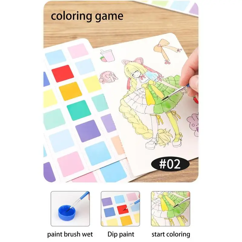 Stof Poking Art Toy Prinses Activiteit Sticker Boek Kunst- en ambachtsset Handgeschilderd speelgoed voor de kindertijd Spel voor fijne motoriek