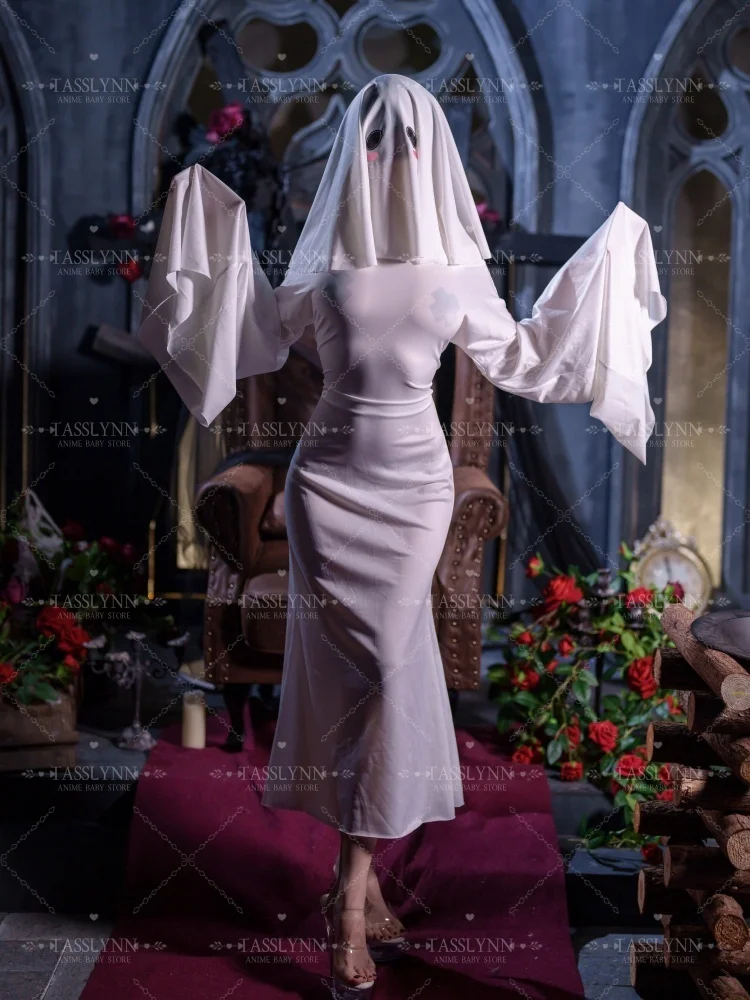 

Scare Face Cape Scream Costume Adult Fancy Dress Halloween Cosplay Costume Halloween Ghost Cosplay Costume