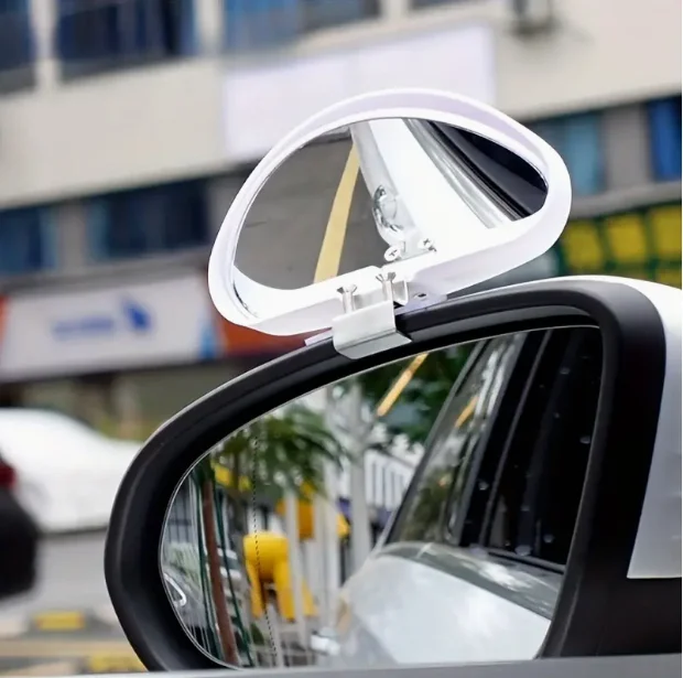 

Universal Car Mirror 360 Degree Adjustable Wide Angle Side Rear Mirrors Blind Spot Snap Way Parking Auxiliary Rear View Mirror