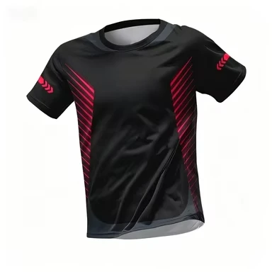 Sports Fitness Short Sleeved Casual O-Neck Loose T-Shirt Tennis Badminton Men's Top Summer Men's T-Shirt
