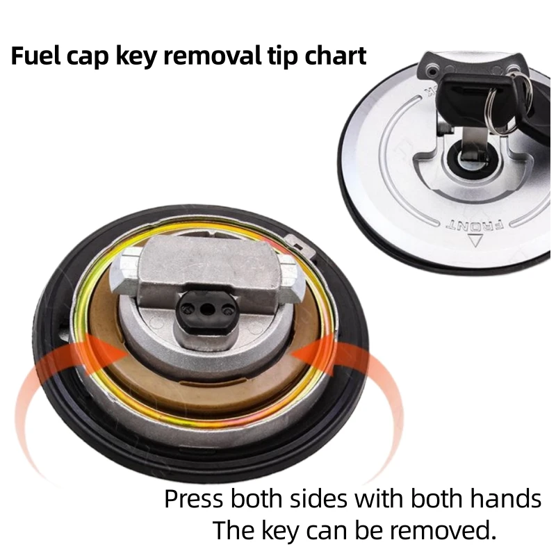 Gás Combustível Tampa do Tanque Tampa Set, Bloqueio do interruptor de ignição, apto para Honda 2013-2018, CB500, CBR500R, CB500F, CB500X, 2017, 2016, 2015, 2014