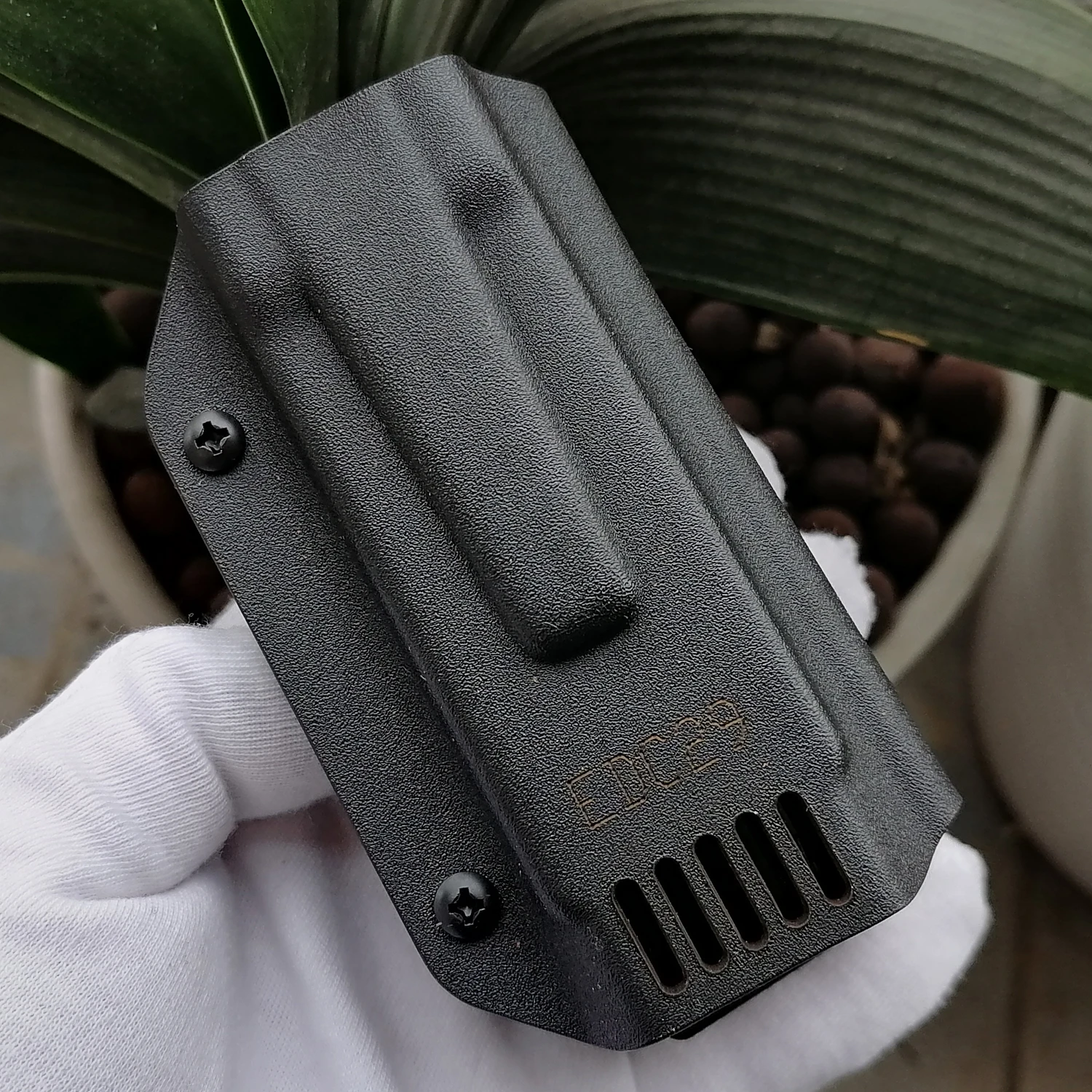 1 Pcs EDC Flashlight K Sheath Protective Case Kydex Pouch for NITECORE EDC29,Flashlight not included