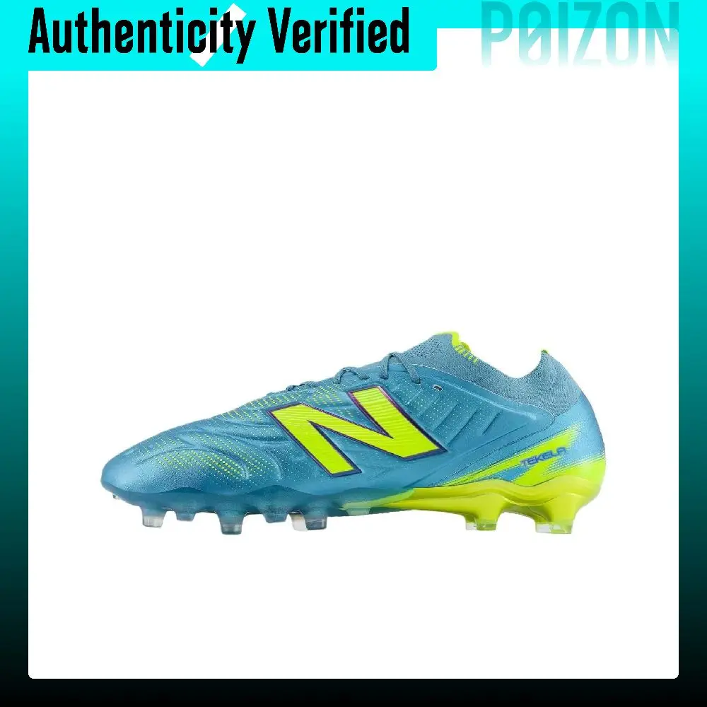 New Balance Tekela Elite V5 Soccer Shoes Unisex Low-top Water Lake Blue UT1FL4GK