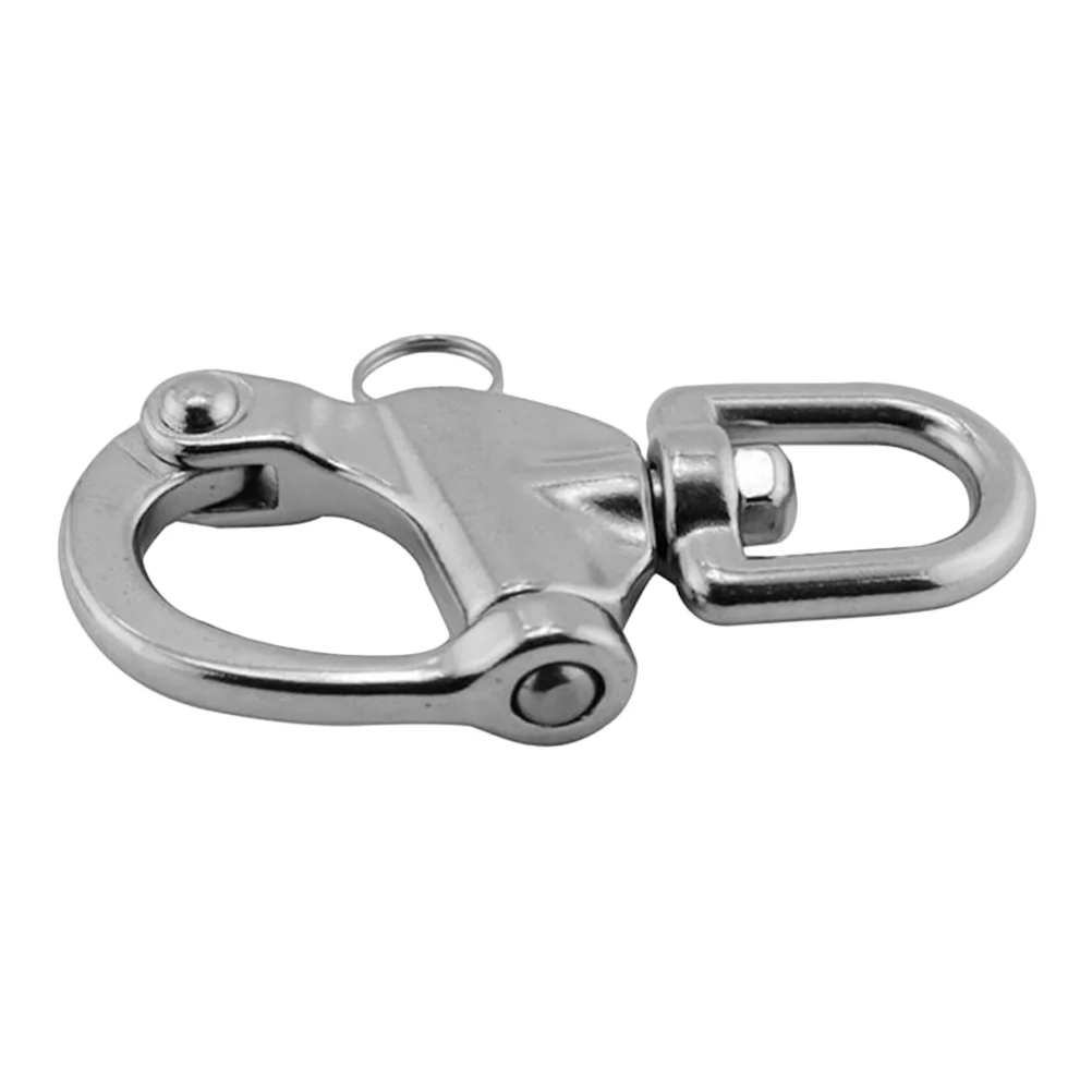 Outdoor Product Spring Buckle Carabiner Shackle Stainless Steel Bumper Rope Quick Release