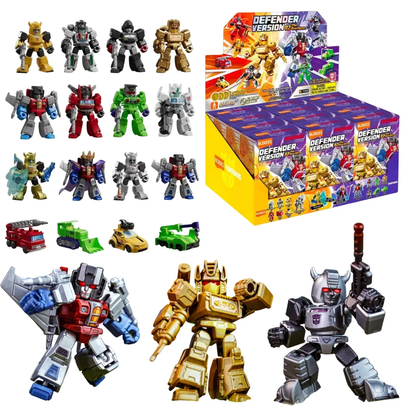 Blokees Transformers Building Blocks Robot Optimus Prime Bumblebee Starscream Ultra Magnus Action Figurine Collections Gift Toys