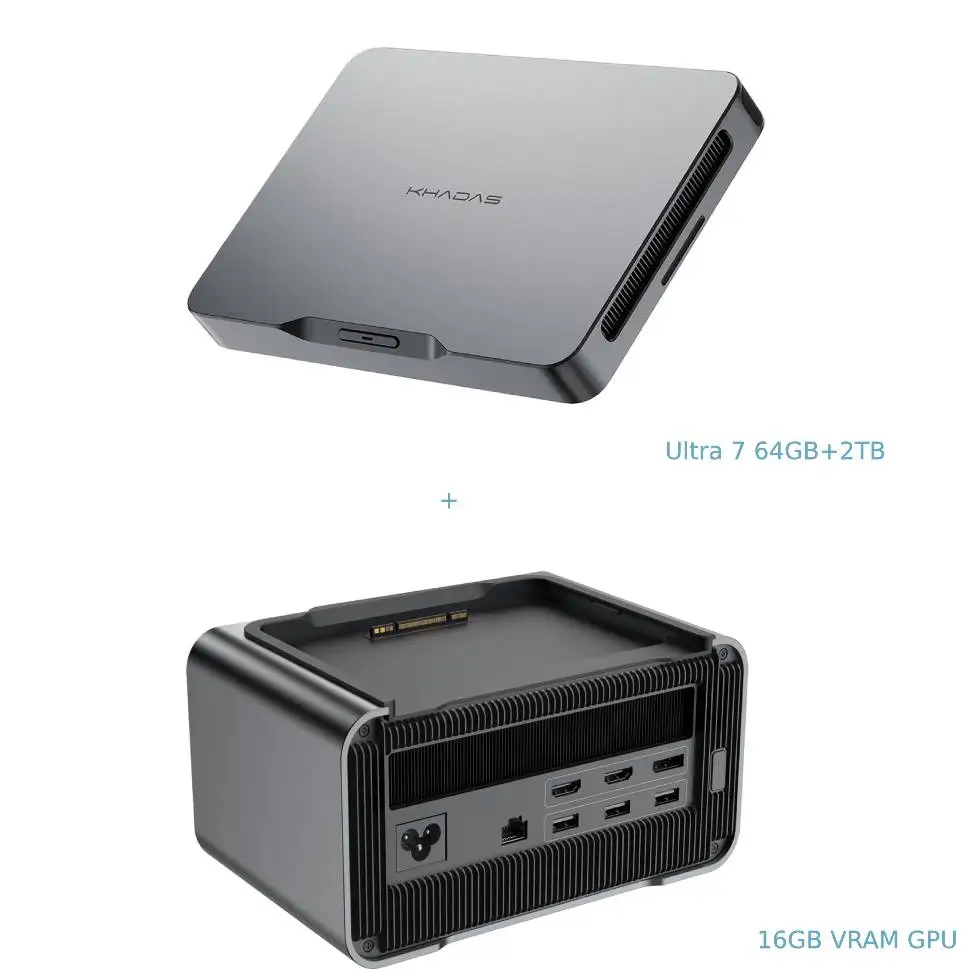 Khadas mind 2ポータブルワークステーションバンドル、ミニPC