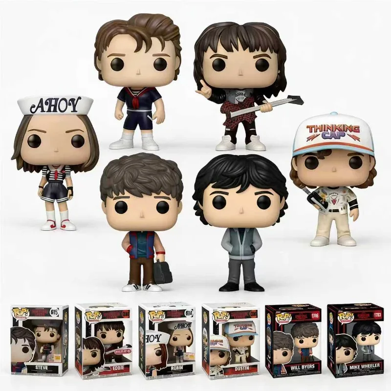 Figura Funko Pop de la Nueva Temporada 5 de Stranger Things, Mike 1783, Will 1786, Juguete Coleccionable, Regalo de Cumpleaños para Niño, Regalo de Navidad