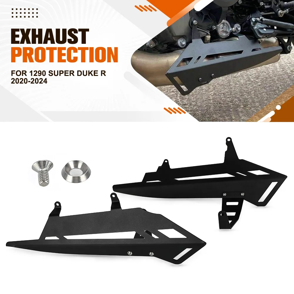 

FOR 1290 SUPER DUKE R 2020 2021 2022 2023 2024 Motorcycle Exhaust Pipe Protector Heat Shield Cover Guard Anti-scalding Cover