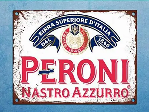 Peroni Beer A4 Vintage Retro Tin Metal Decor Sign Home Wall Decor 8x12 sign sign sign