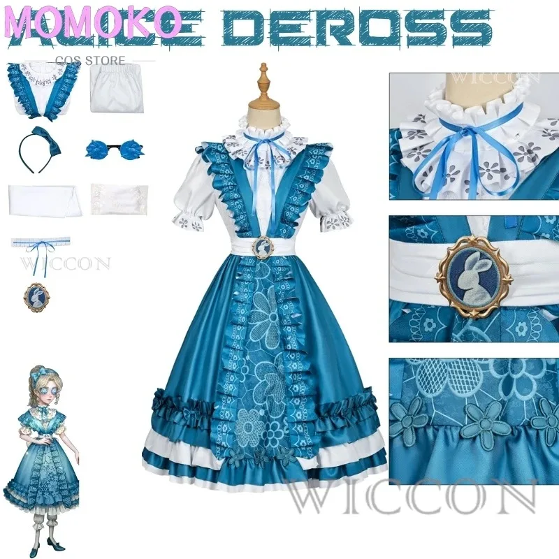 A888Identity V Game One Character Survivor Alice DeRoss Reporter The Star Of Interpretation Alice In Dream Косплей КостюмB666@! A888Identity V Game One Character Survivor Alice DeRoss Reporter The Star Of Interpretation Alice In Dream Косплей КостюмB666@!