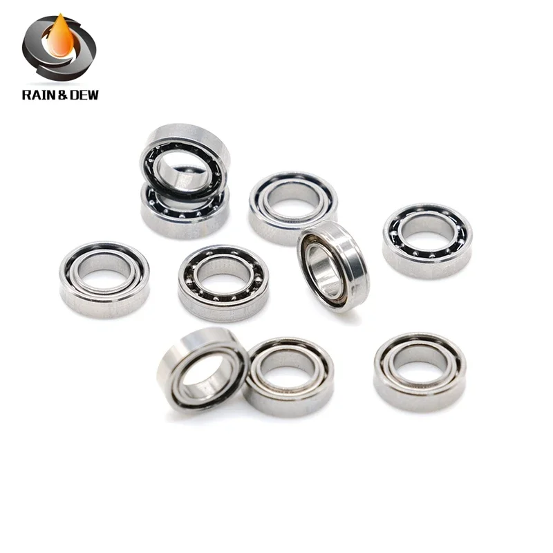 10Pcs  Stainless Steel Ball Bearing SMR95 5x9x2.5 mm Open Bearing Custom Size MR95 SMR95